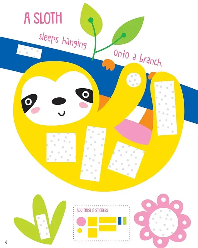 Sticker Fun: Learn About Animals Activity Book - Image 2