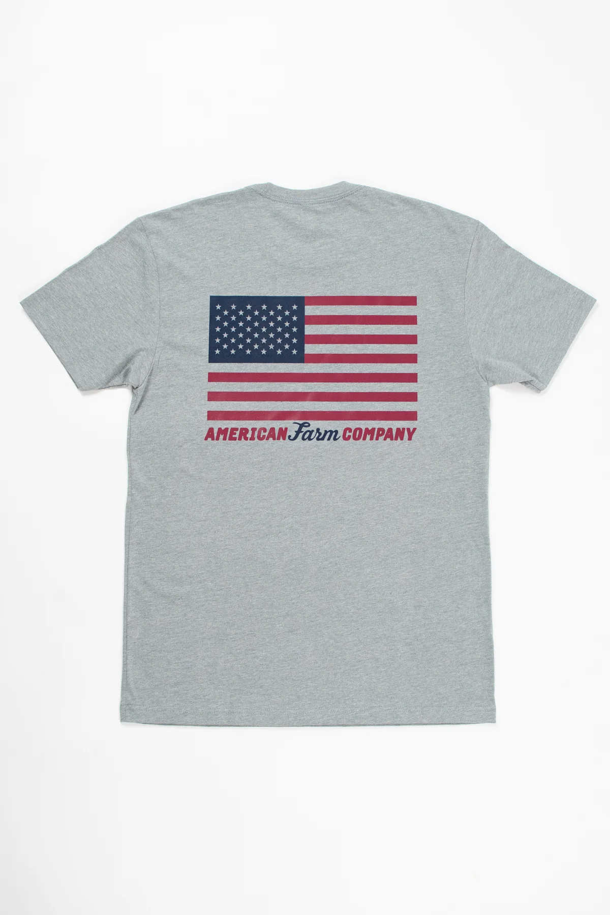 American Farm Company Flag Gray Essentials Tee - Image 4