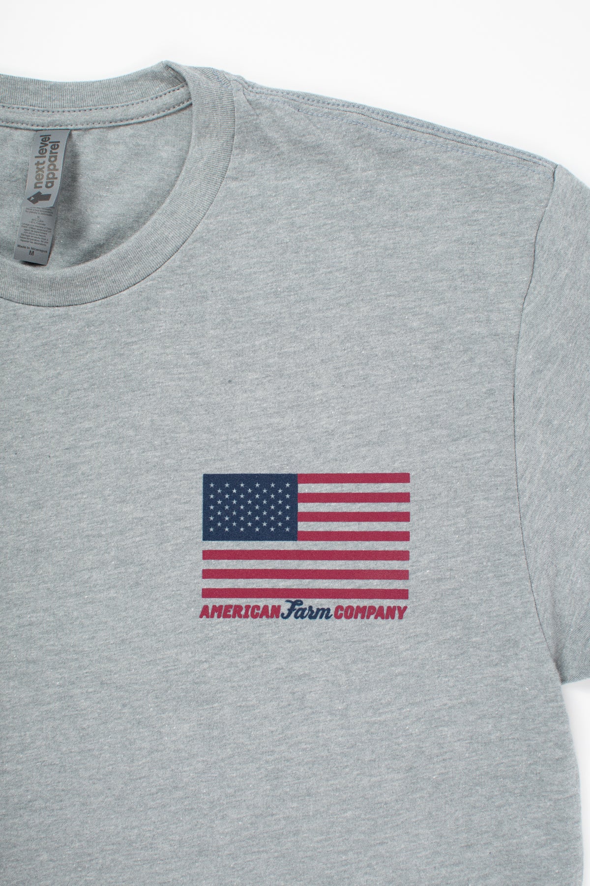 American Farm Company Flag Gray Essentials Tee - Image 5