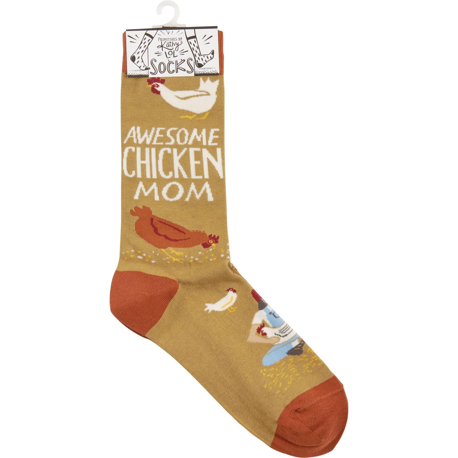 Awesome Chicken Mom' Socks - Image 4