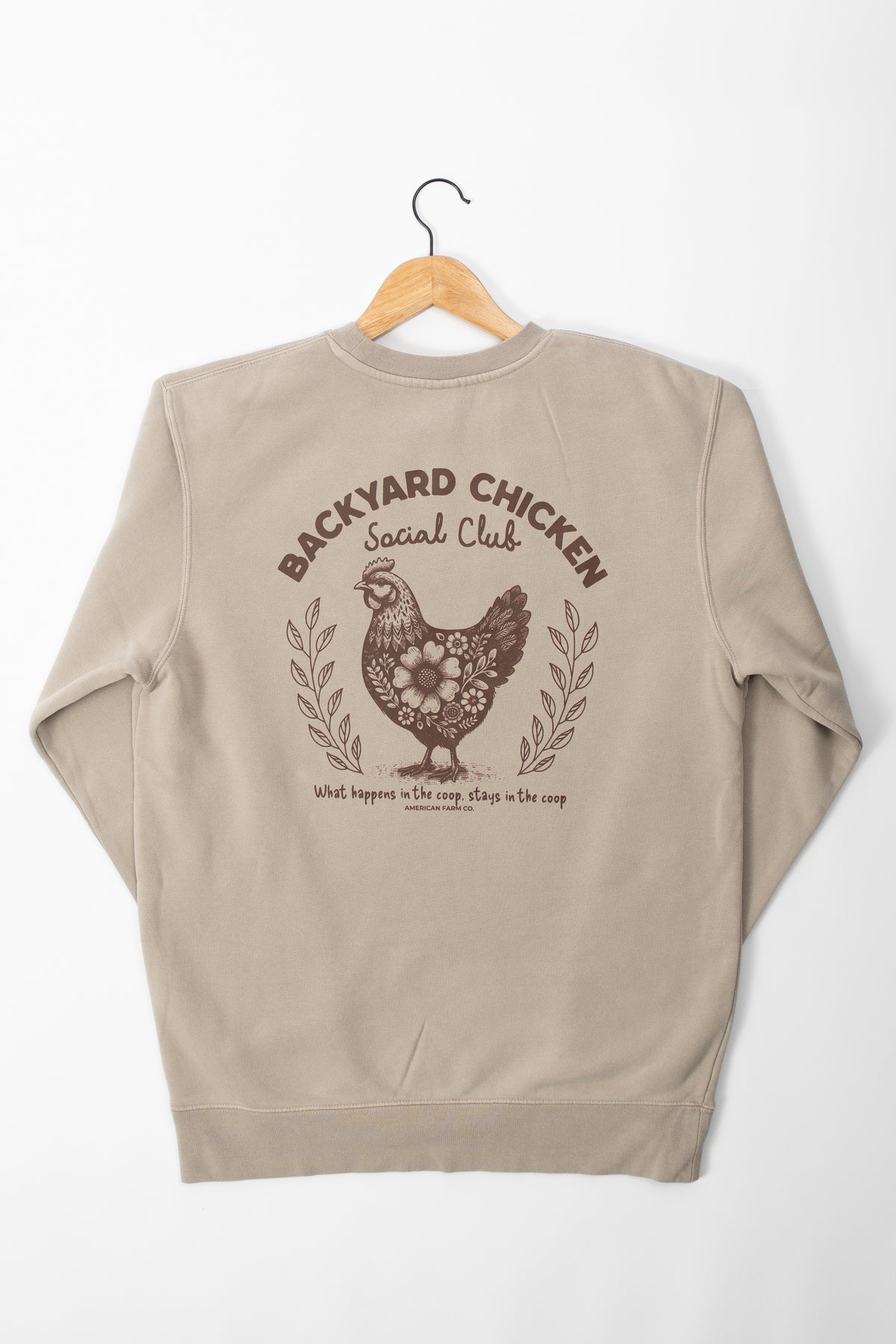 Backyard Chicken Social Club' Crewneck - Image 4