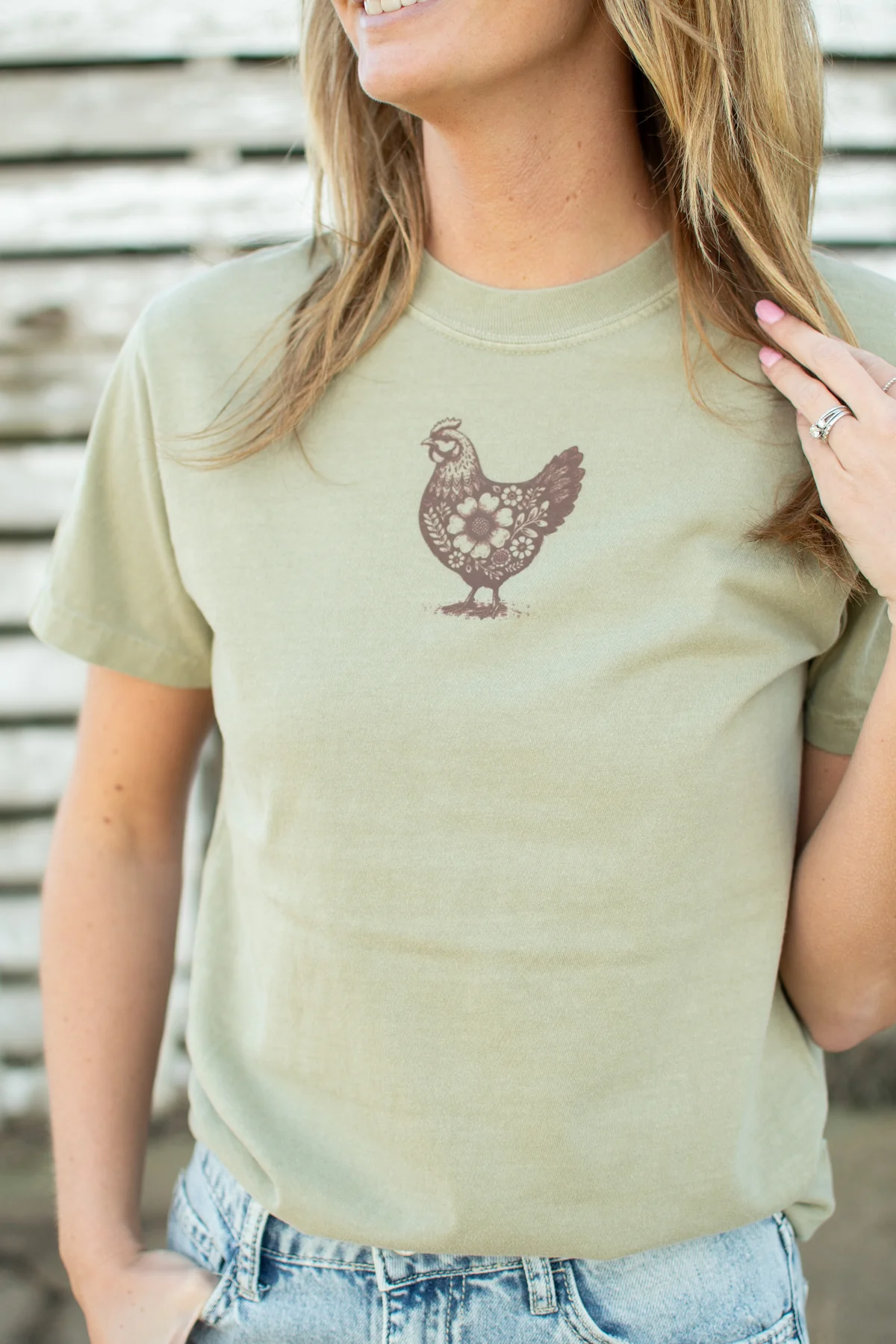 Backyard Chicken Social Club' Tee - Image 5