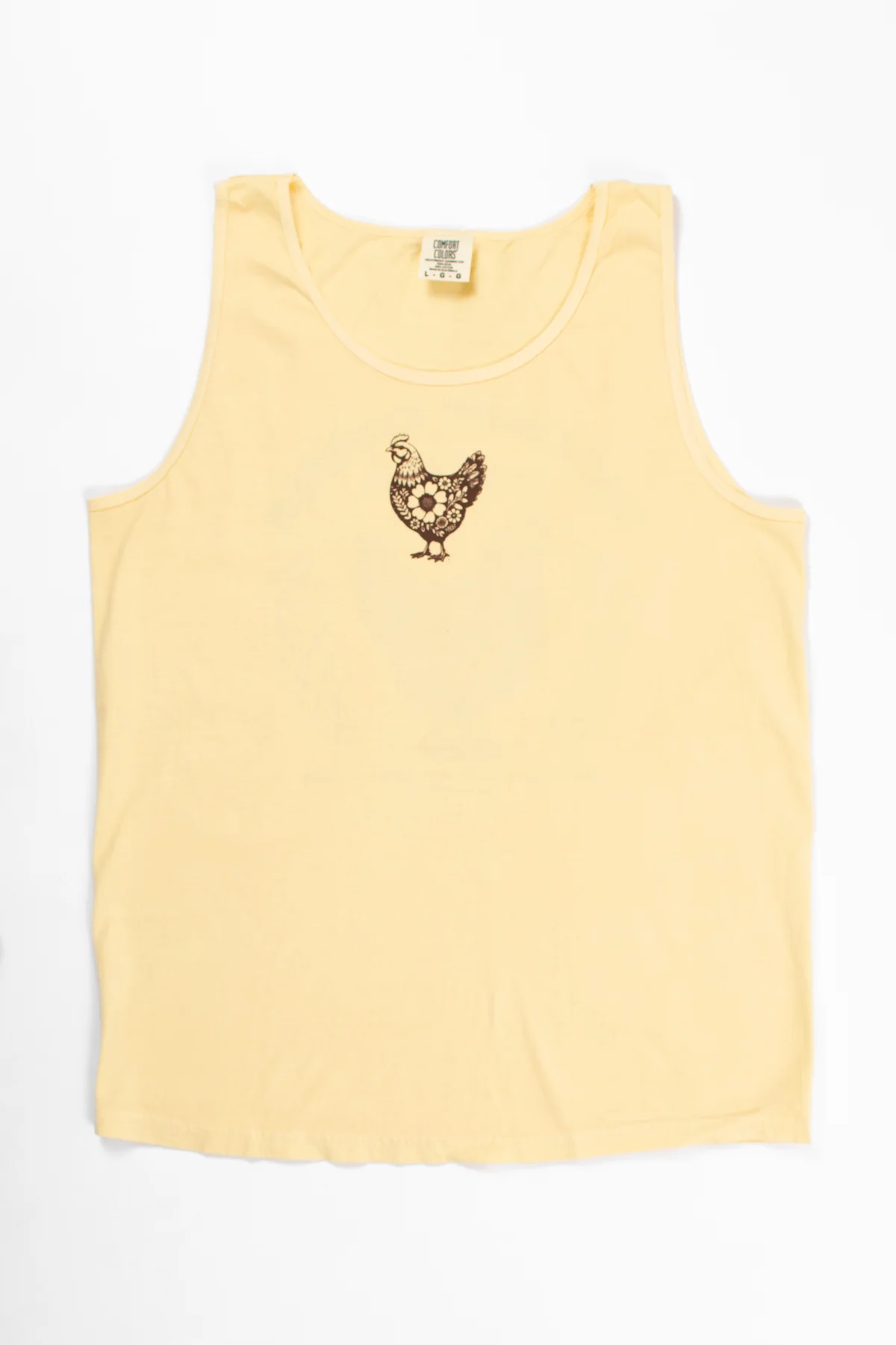 Backyard Chickens Social Club Yellow Tank Top - Image 5