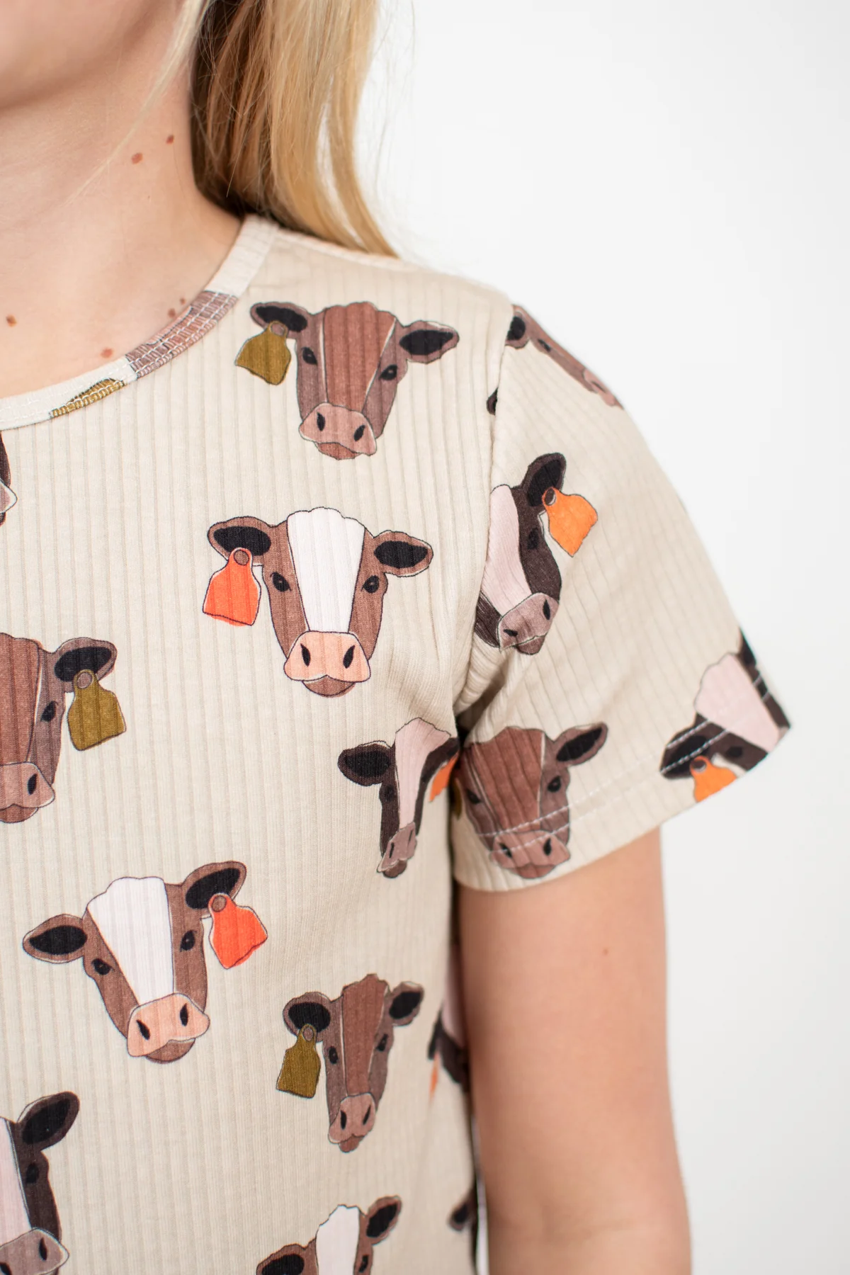 Cattle Buddy Toddler/Youth Ribbed Cotton Pajama Set - Image 3