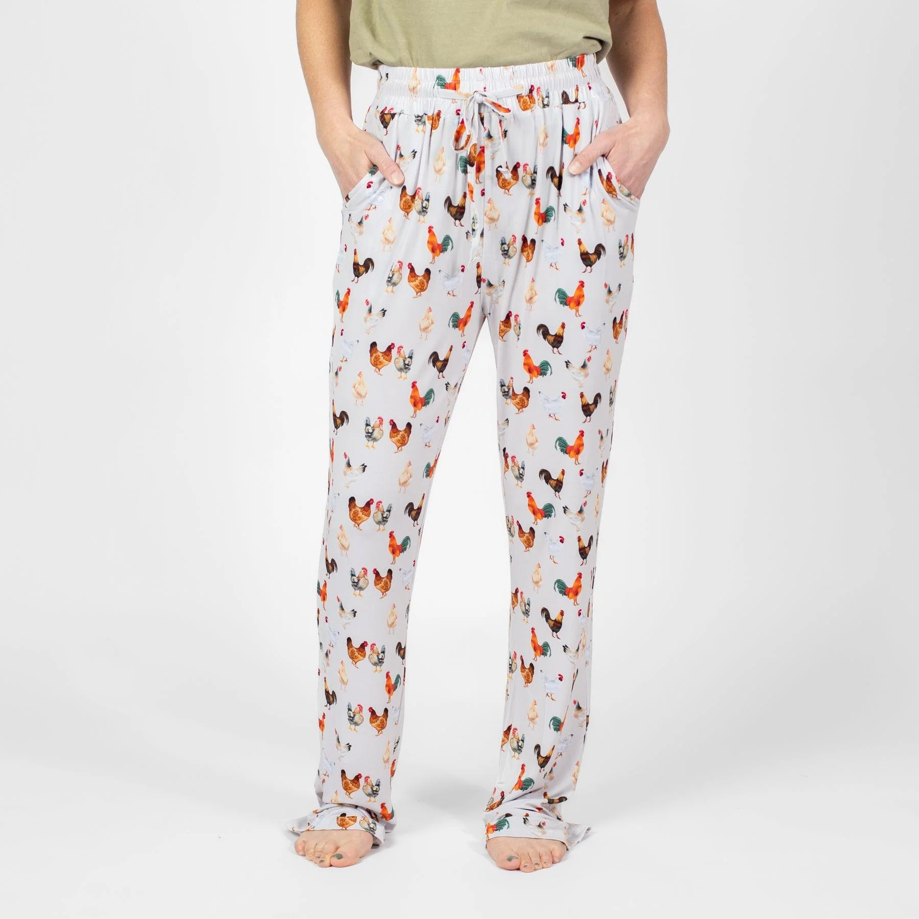 Chicken Adult Bamboo Pajama Pants - Image 5