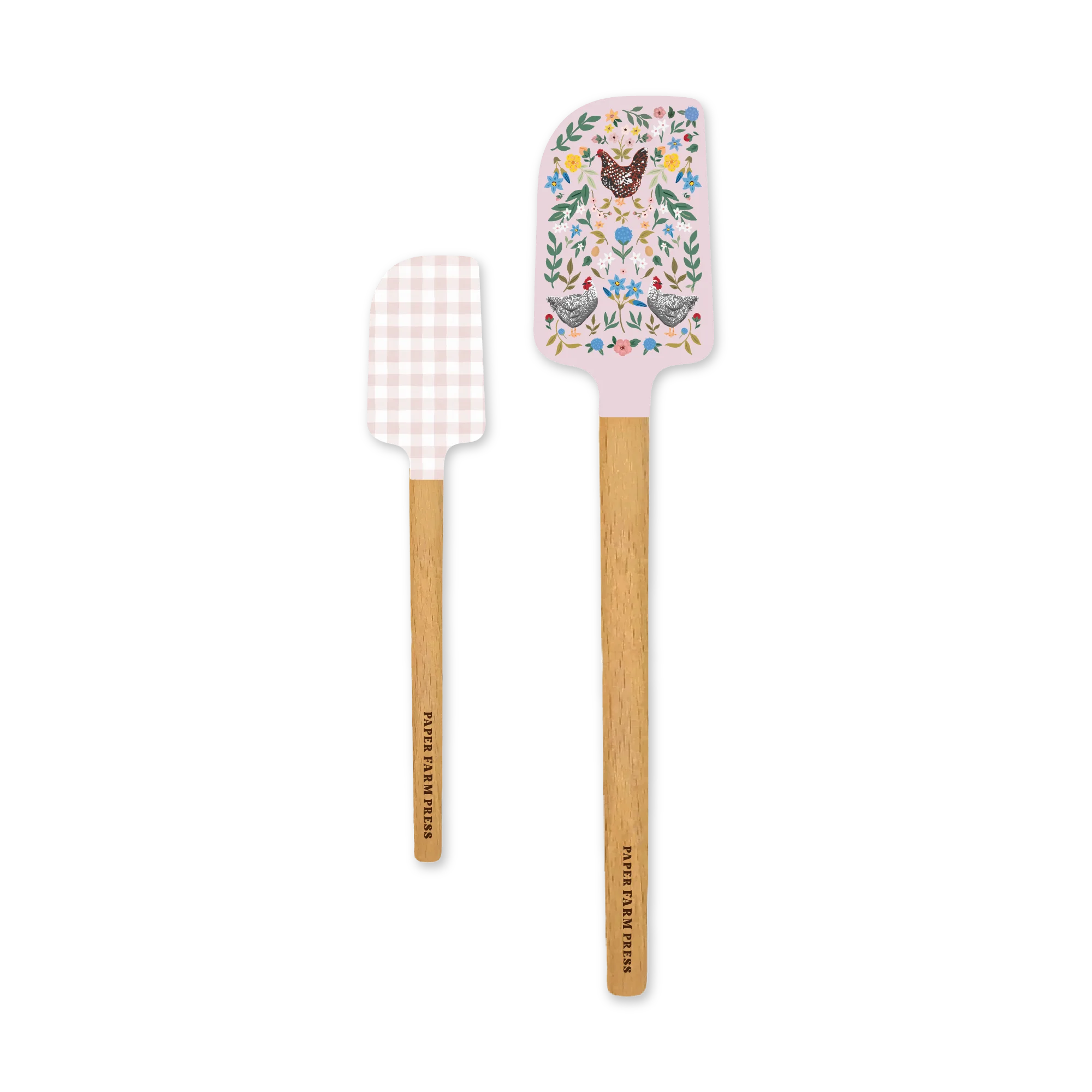 Chicken & Flowers Spatula Set - Image 2