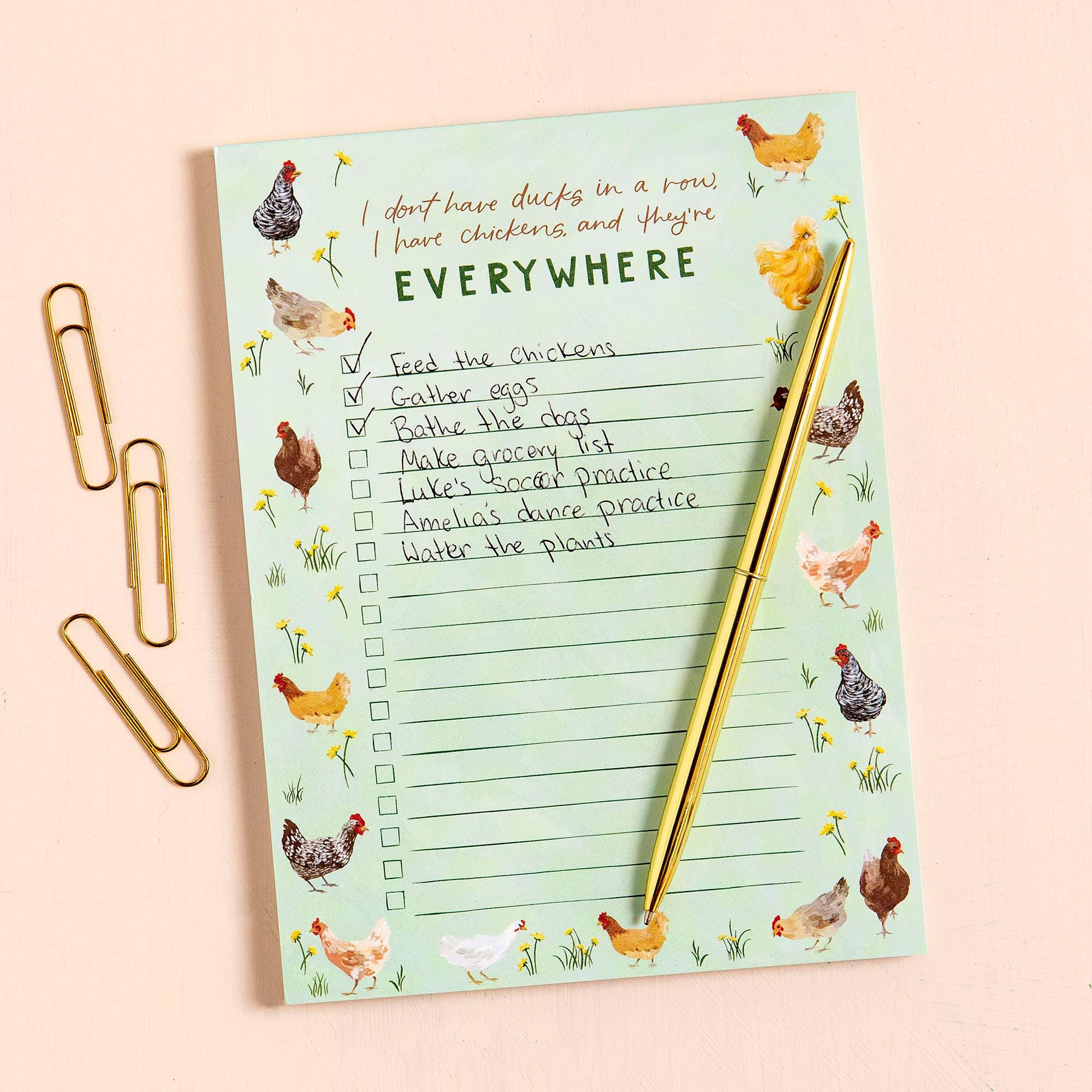 Chicken Meadows Notepad