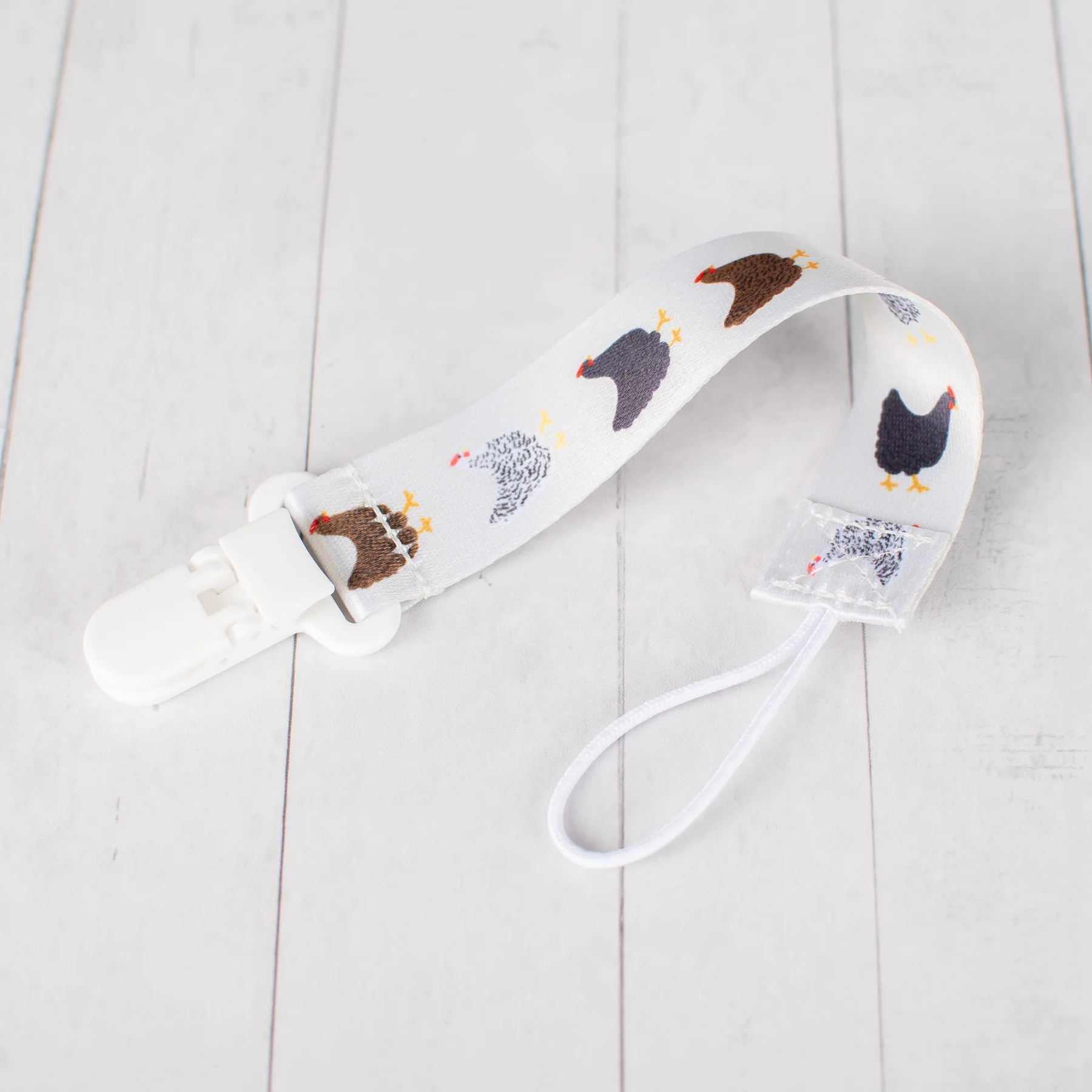 Backyard Chicken Paci Clip