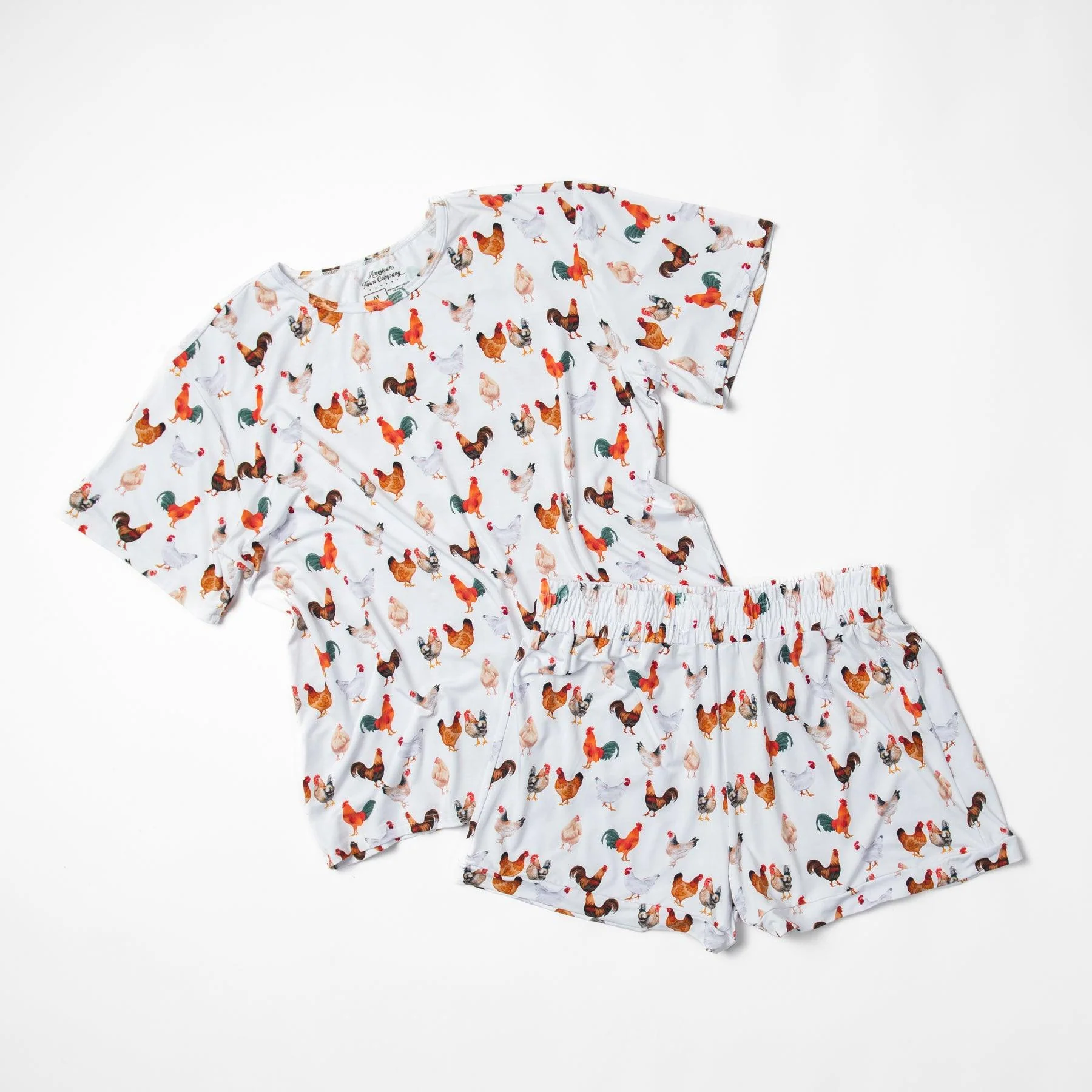 Chicken Bamboo Pajama 2-Piece Set - Adult - Image 5