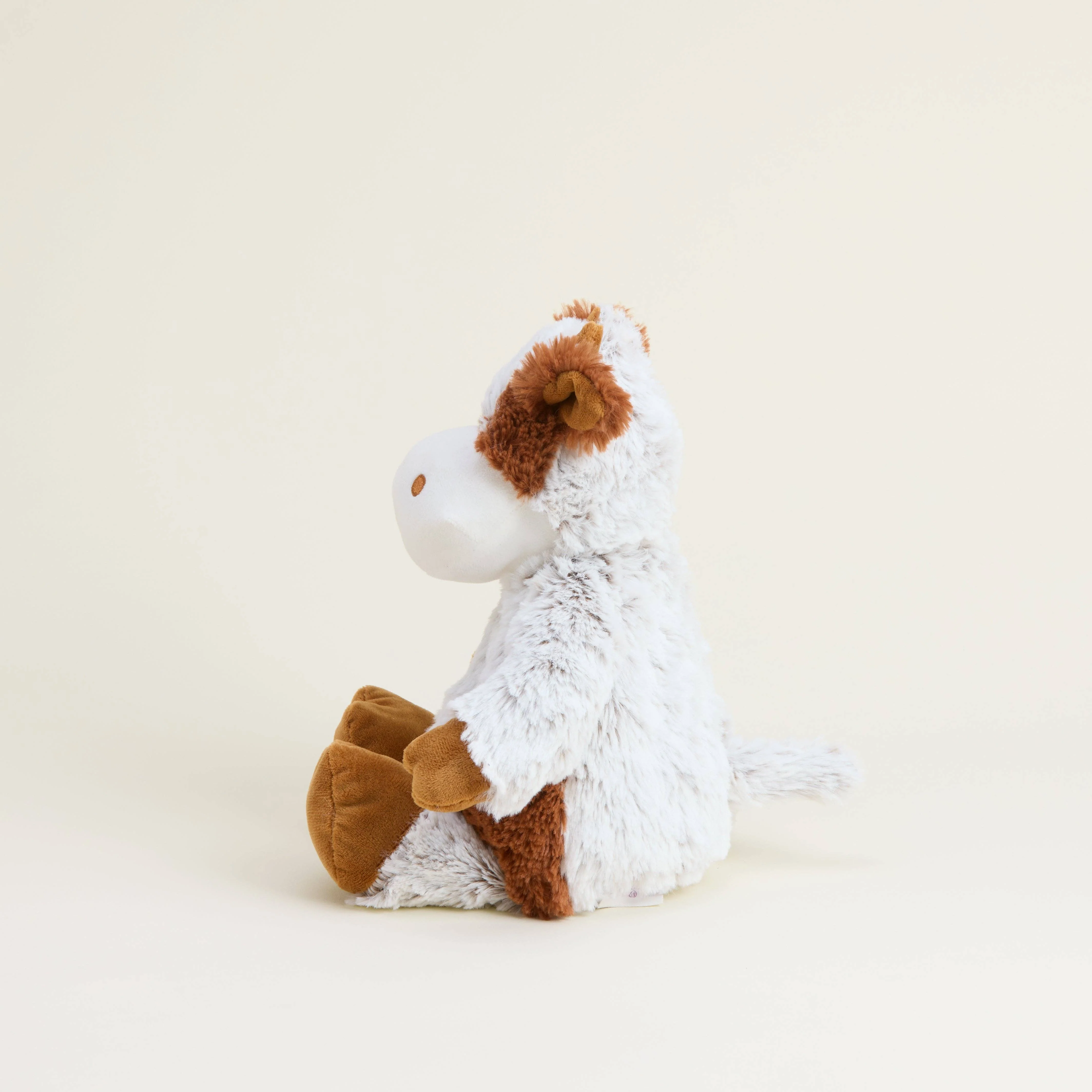 Cinnamon Latte Cow Warmies Plush - 13" - Image 3