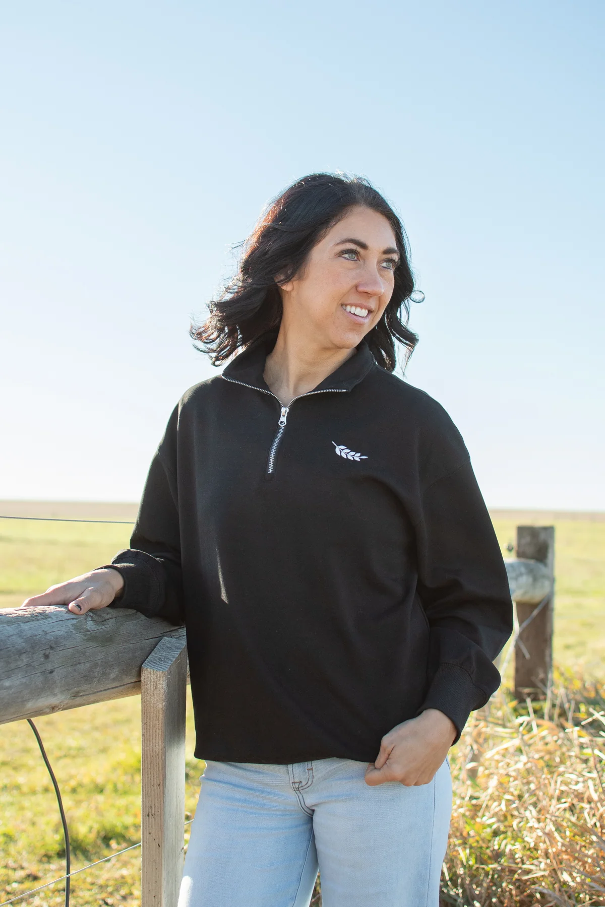 AFC Signature 1/4 Zip - Black - Image 8