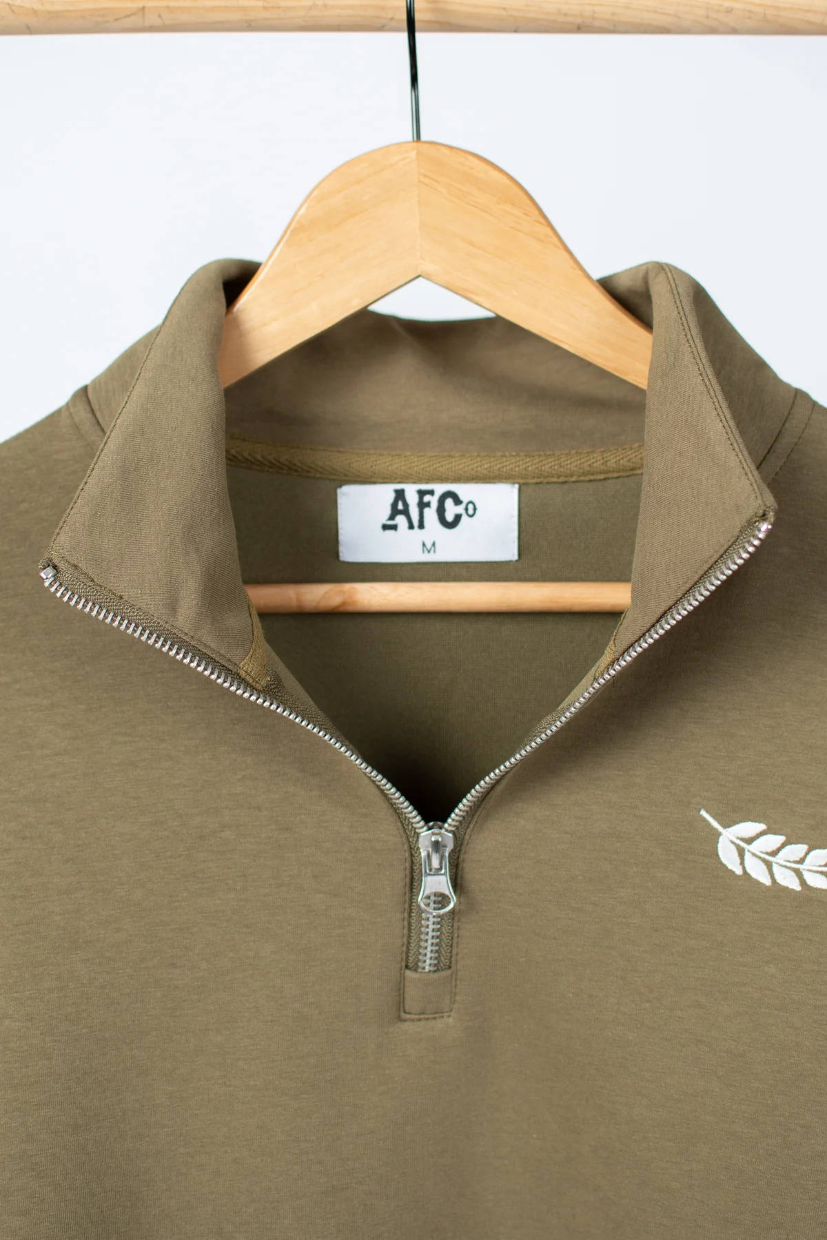 AFC Signature 1/4 Zip - Olive - Image 3