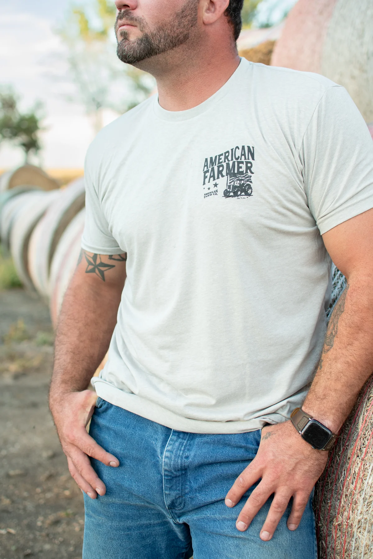 Classic 'American Farmer' Essentials Tee - Image 2