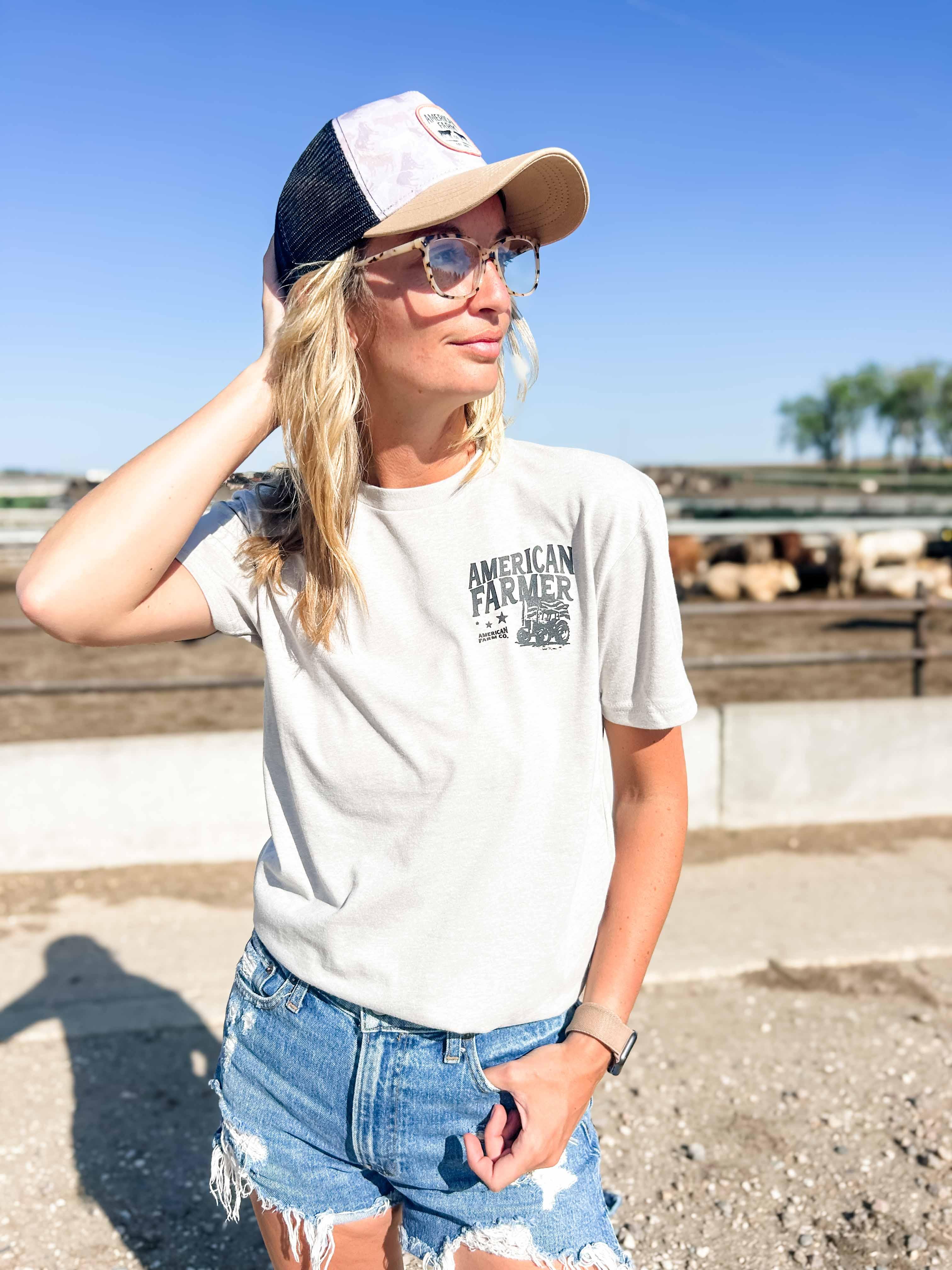 Classic 'American Farmer' Essentials Tee - Image 9