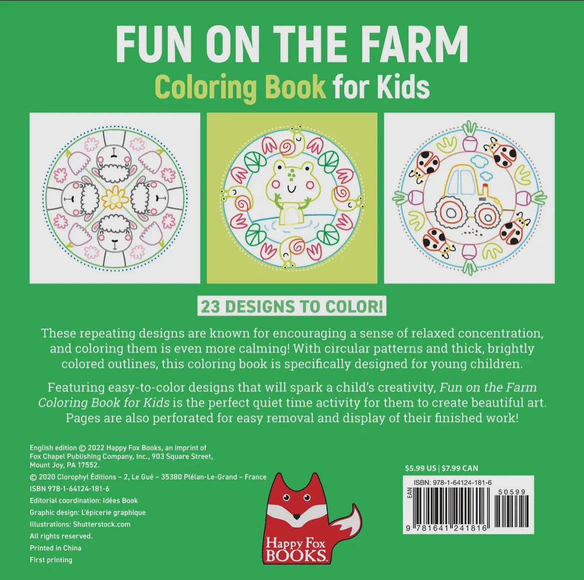 Fun on the Farm Coloring Book - Image 2