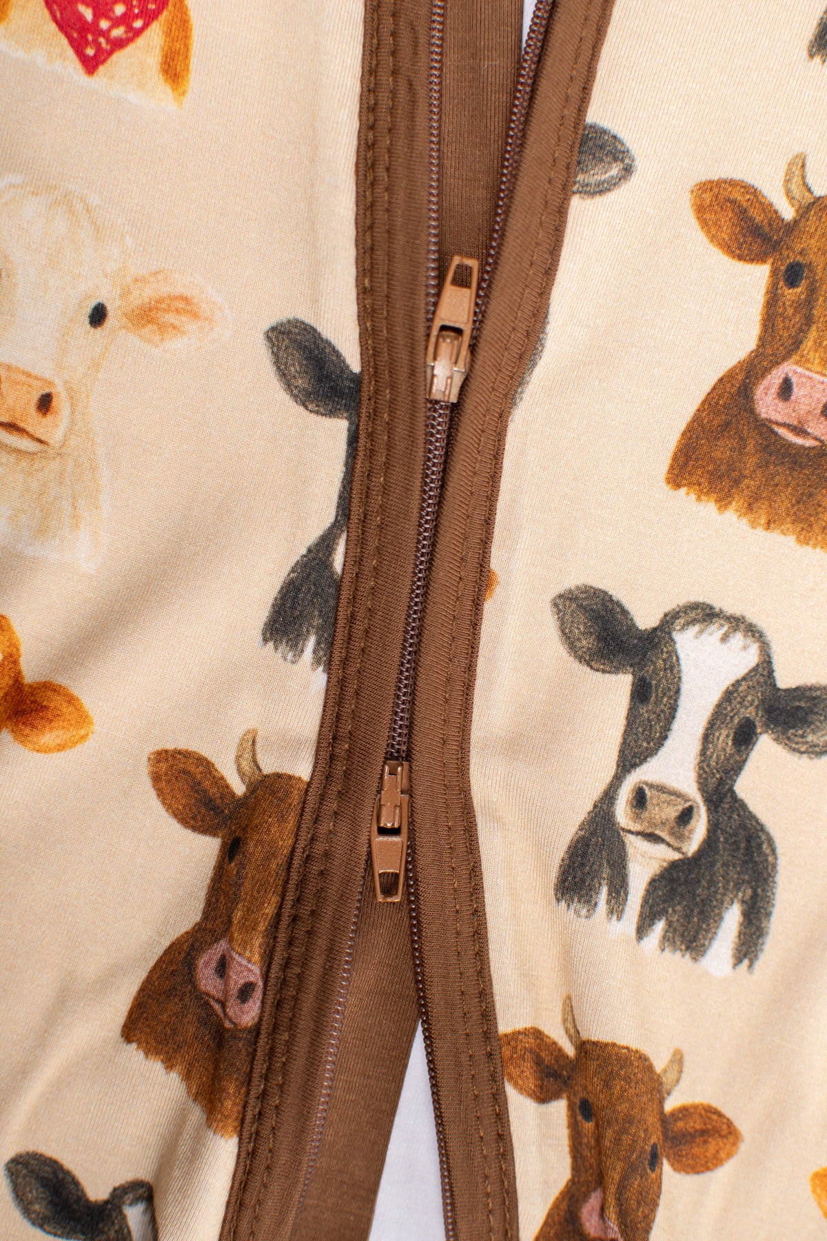 Cute Cows Baby Bamboo Zippy - Image 7