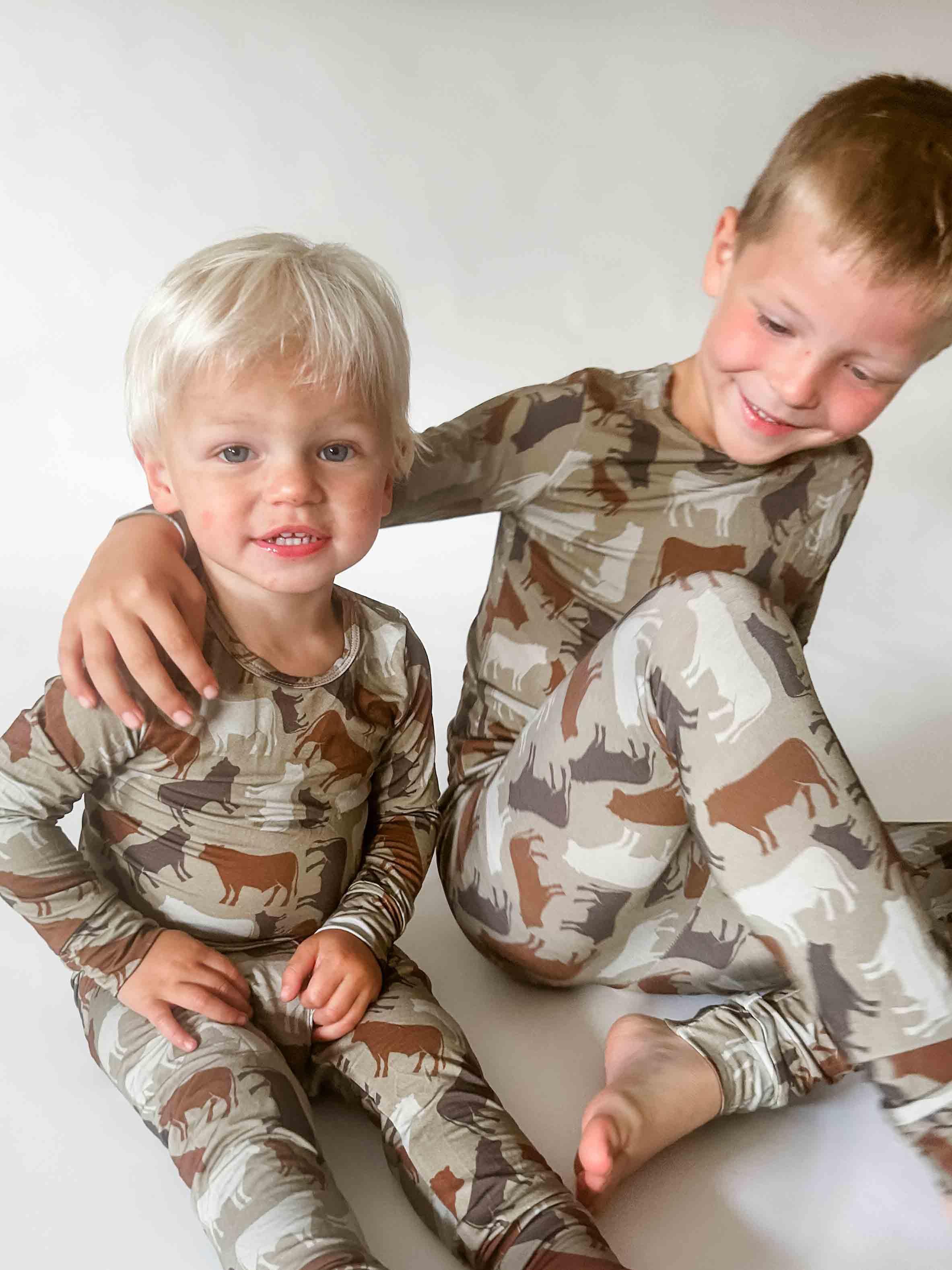 Cow Camo™ Toddler/Youth Bamboo Pajama Set - Image 7