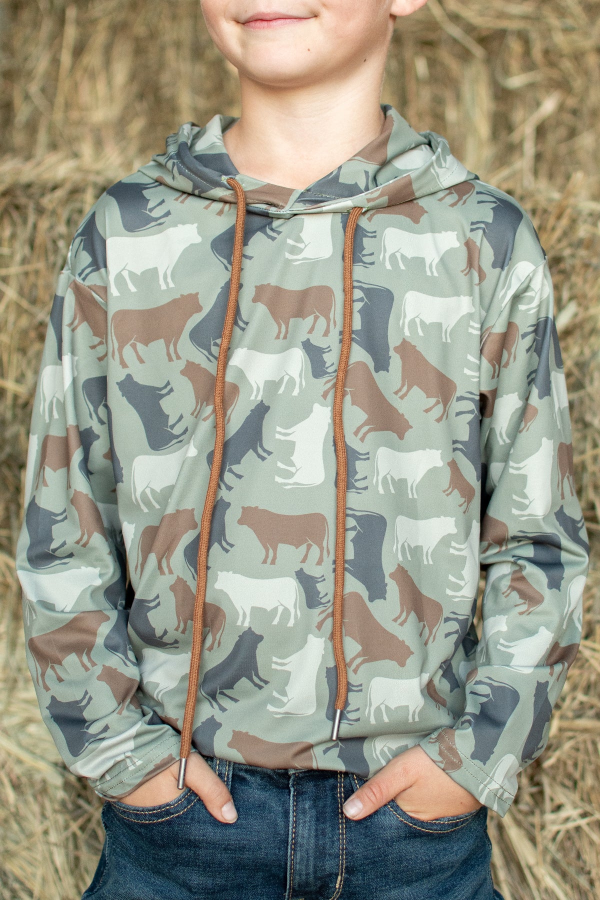 Cow Camo™ Toddler/Youth Performance Hoodie - Image 9