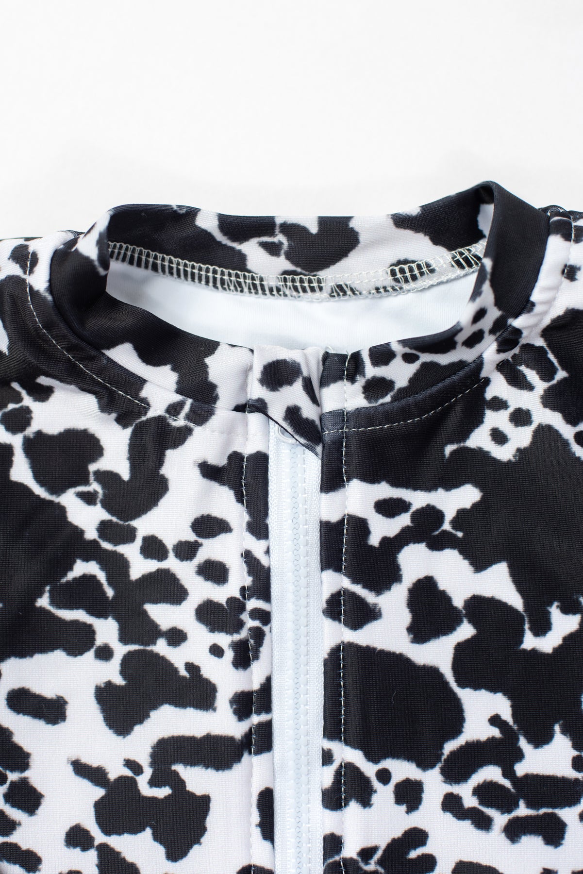 Cow Print Baby Longsleeve Swimsuit - Image 3