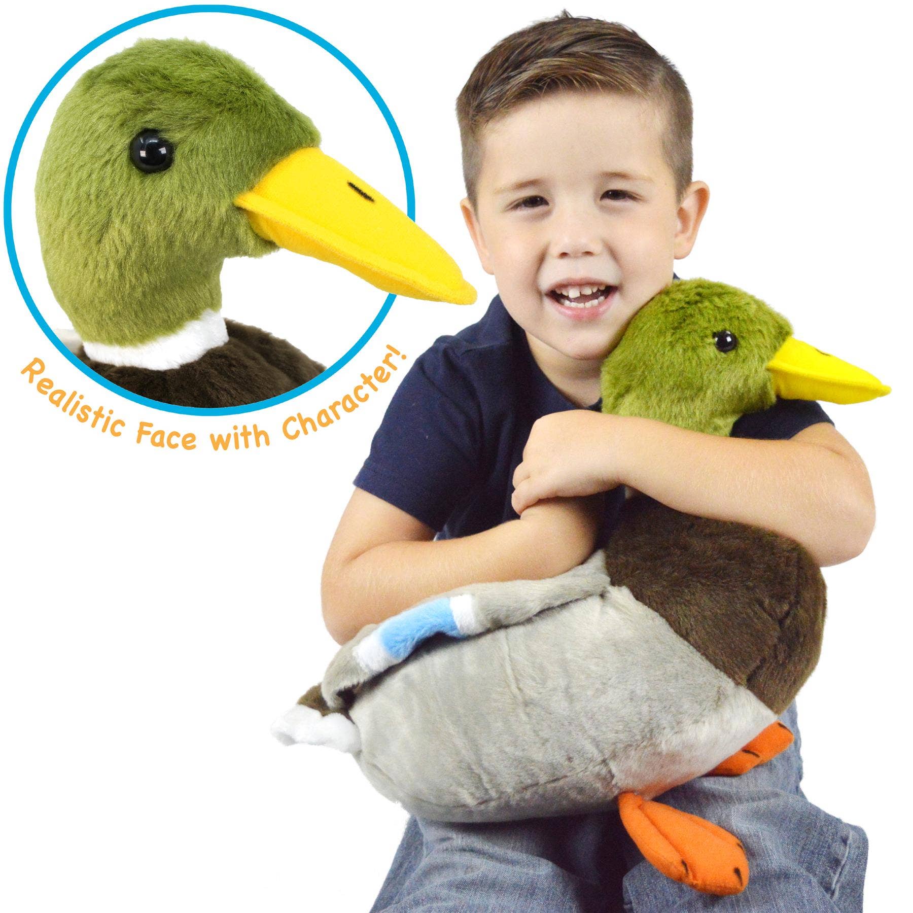 Dakota The Duck' Stuffed Animal Plush - 13" - Image 2