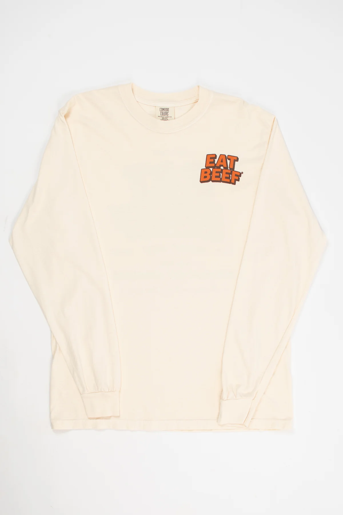 'Eat Beef' Ivory Long Sleeve - Image 7