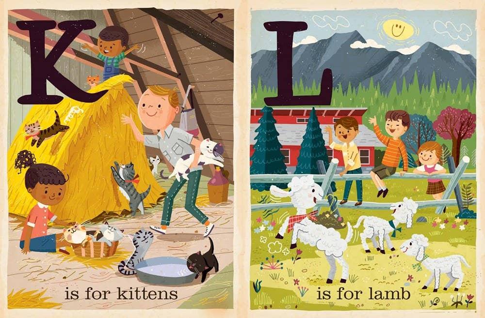 F is for Farm: Alphabet Board Book - Image 3