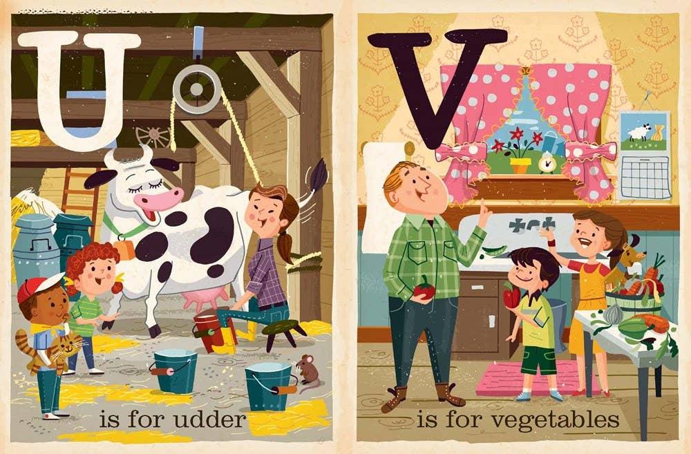 F is for Farm: Alphabet Board Book - Image 4