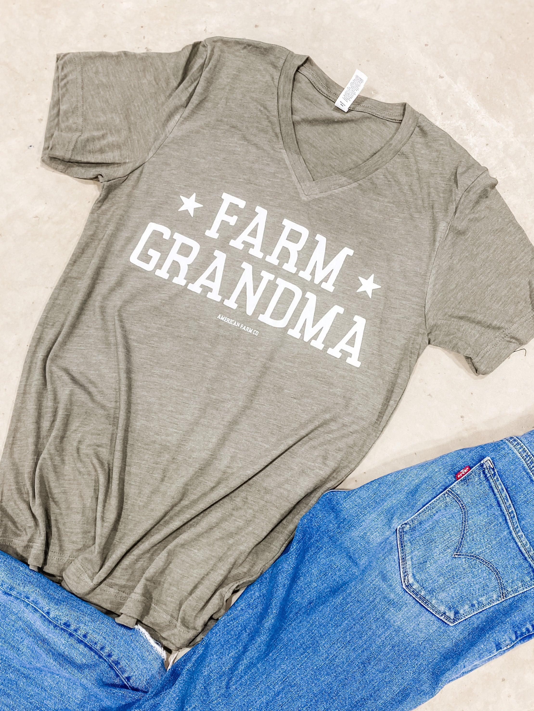 Farm Grandma' V-Neck Tee - Image 3