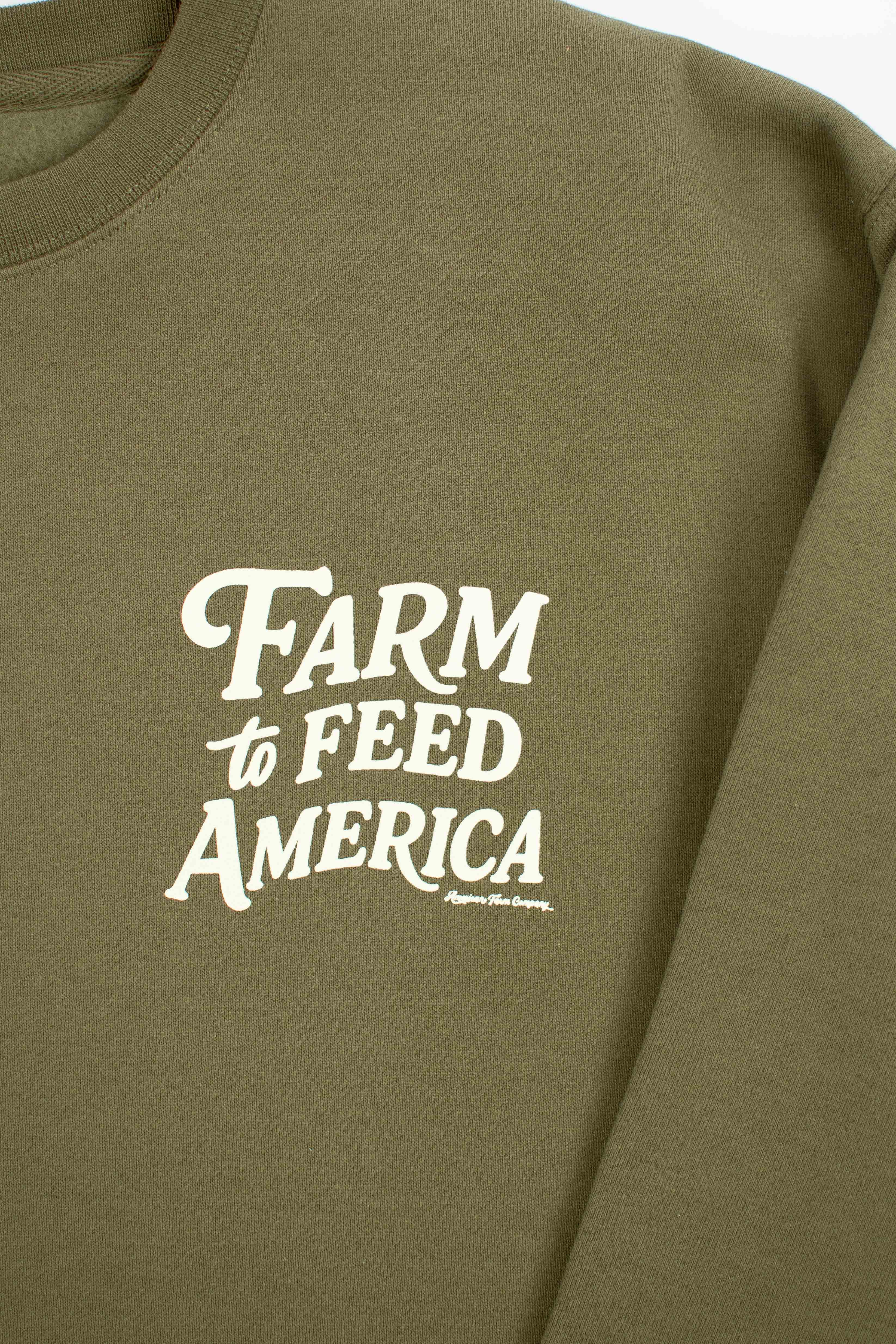 Farm to Feed America' Crewneck - Image 5