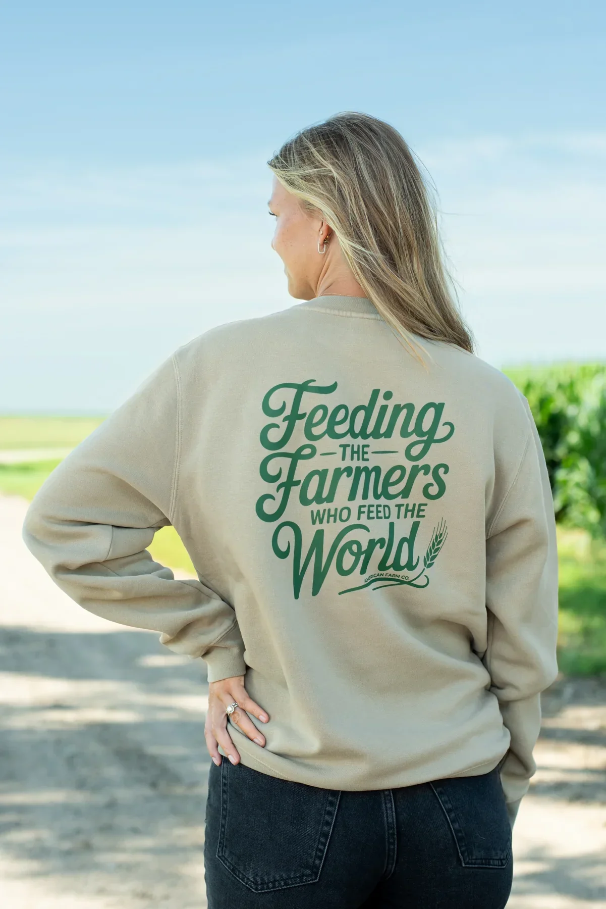 Farm Wife Field Delivery' Crewneck - 2 sided