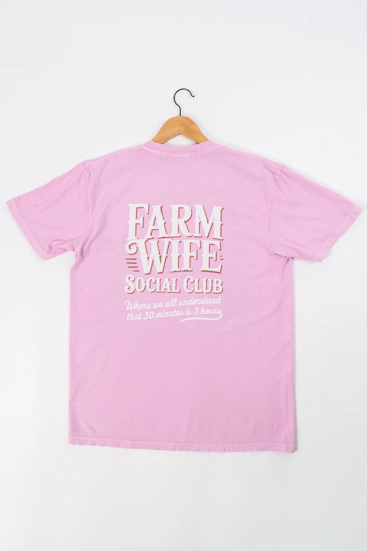Farm Wife Social Club' Purple Tee - Image 5