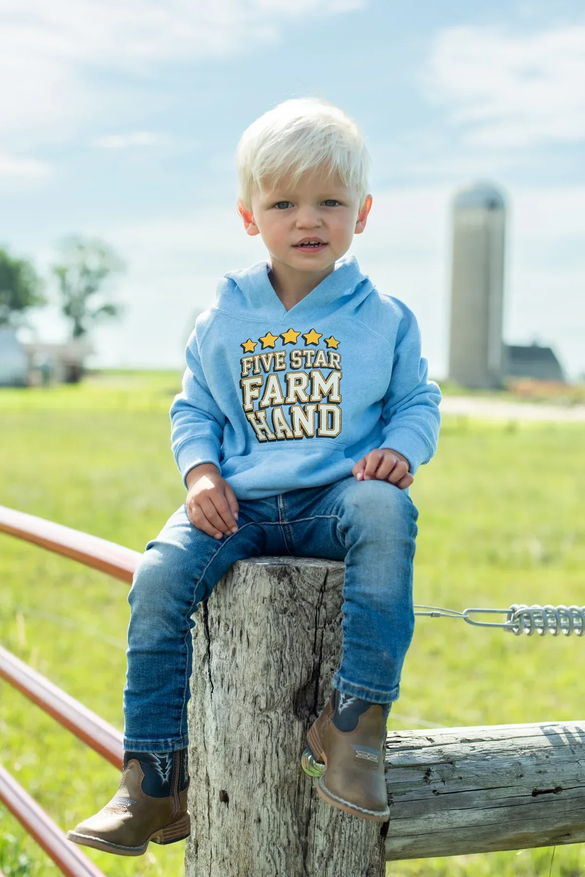 Five Star Farm Hand' Toddler/Youth Hoodie - Image 2