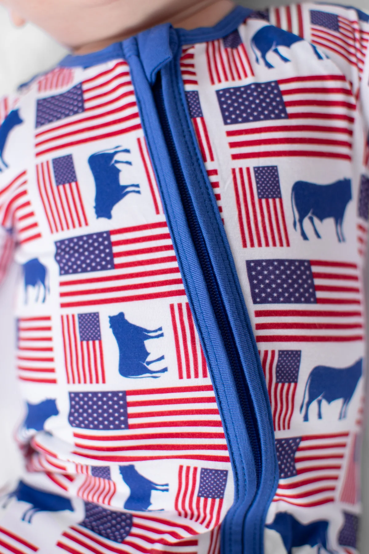 Flags & Steers Baby Bamboo Zippy - Image 5