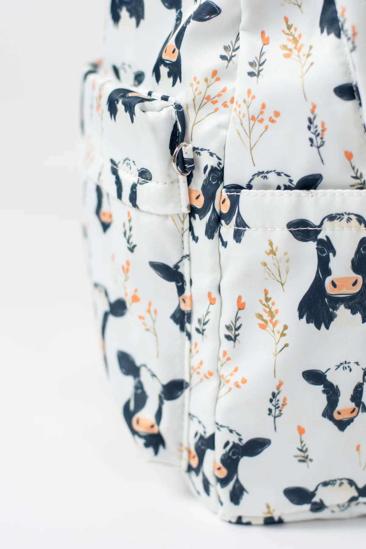Floral Holsteins Backpack - Image 10