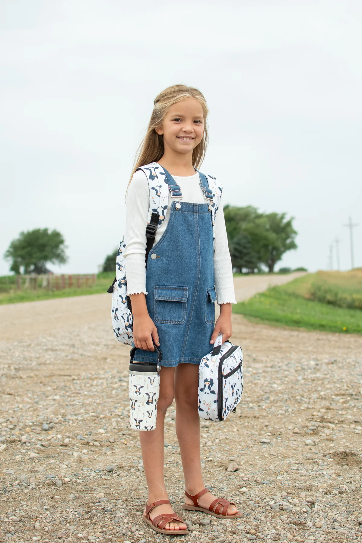 Floral Holsteins Backpack - Image 3