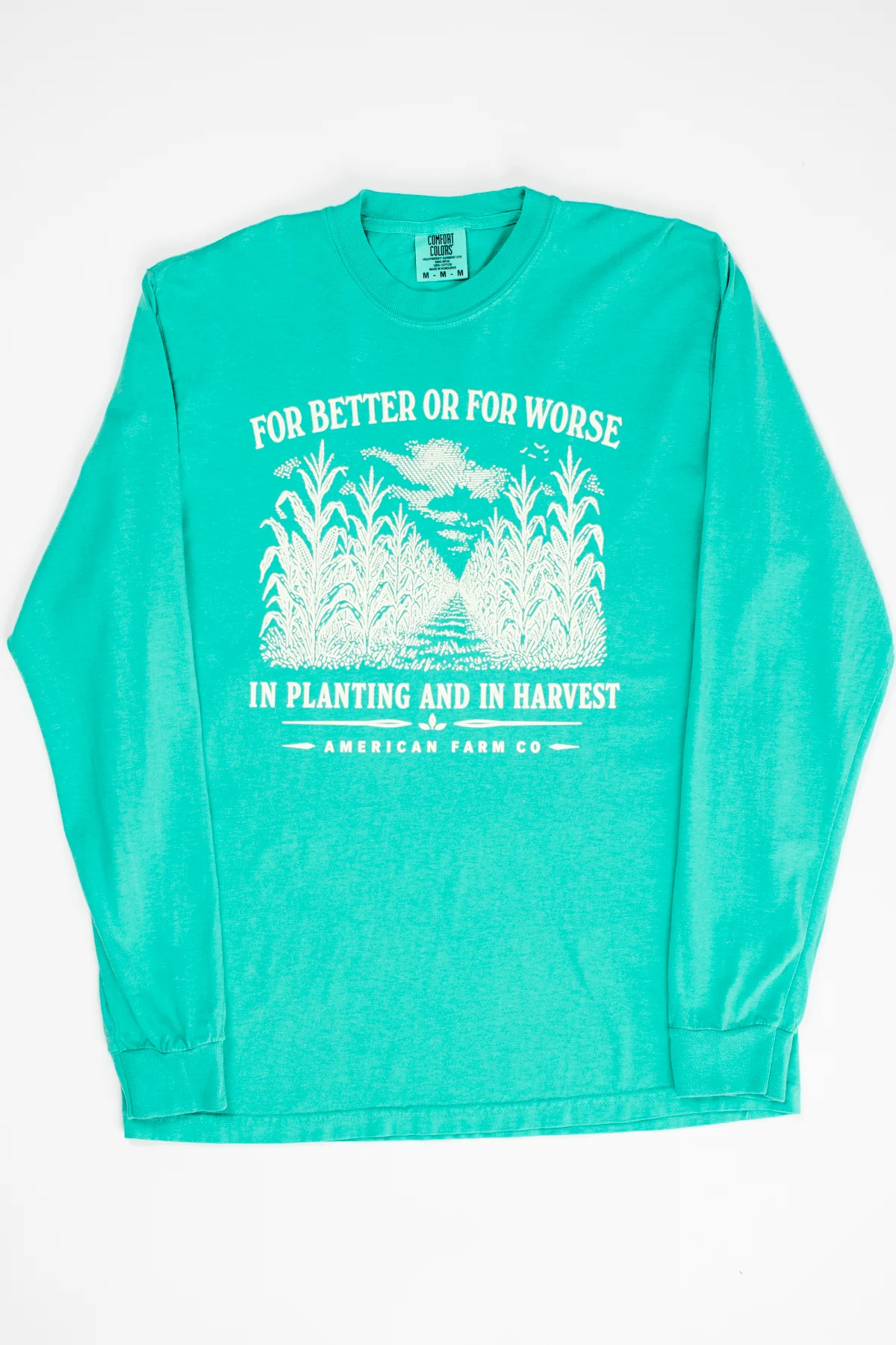 For Better or For Worse, In Planting and In Harvest' Green Long Sleeve - Image 3