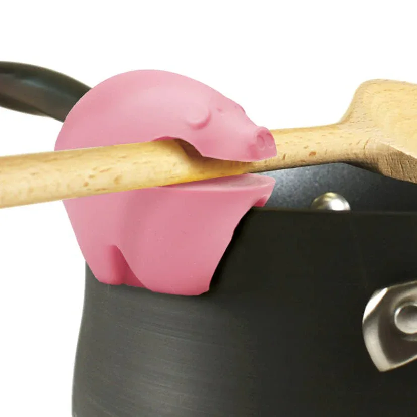 Pig Pot Clip/Spoon Holder - Image 3
