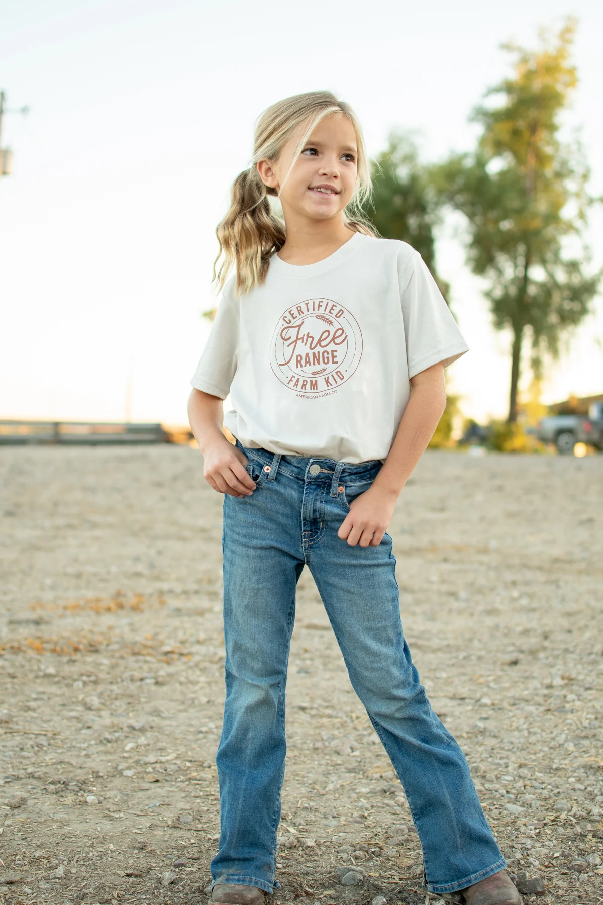 Free Range Farm Kid' Toddler/Youth Tee - Image 4