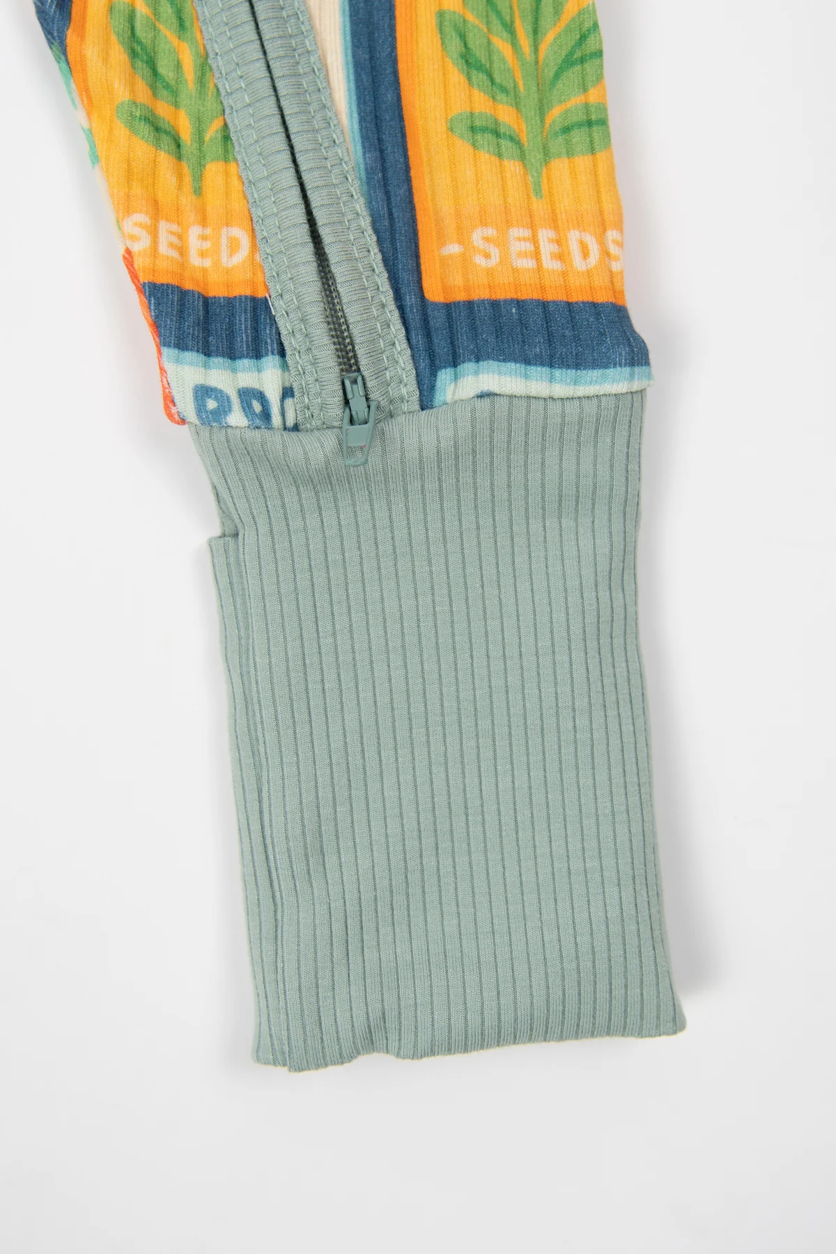 Garden Seed Baby Ribbed Cotton Zippy - Image 5