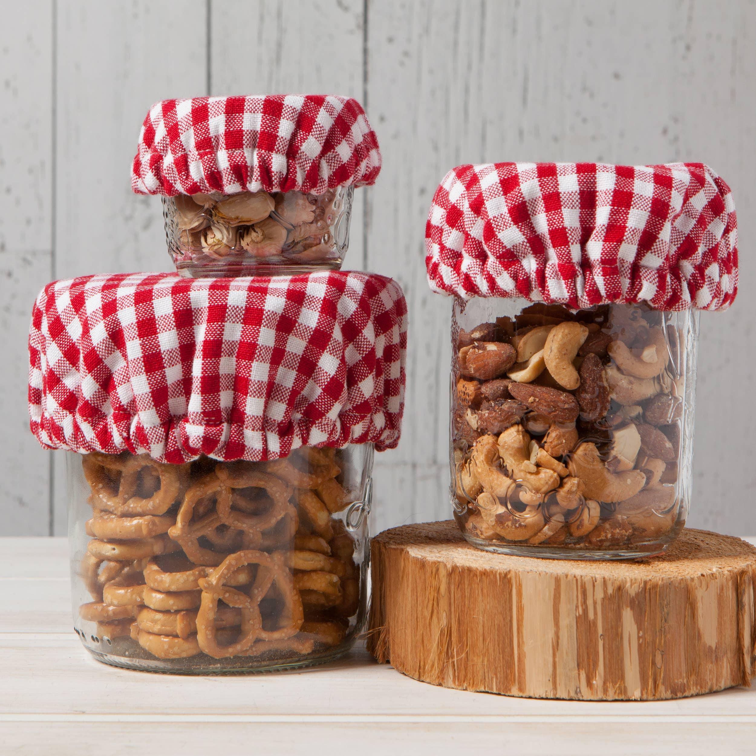 Gingham Mini Bowl Cover - Set of 3 - Image 2