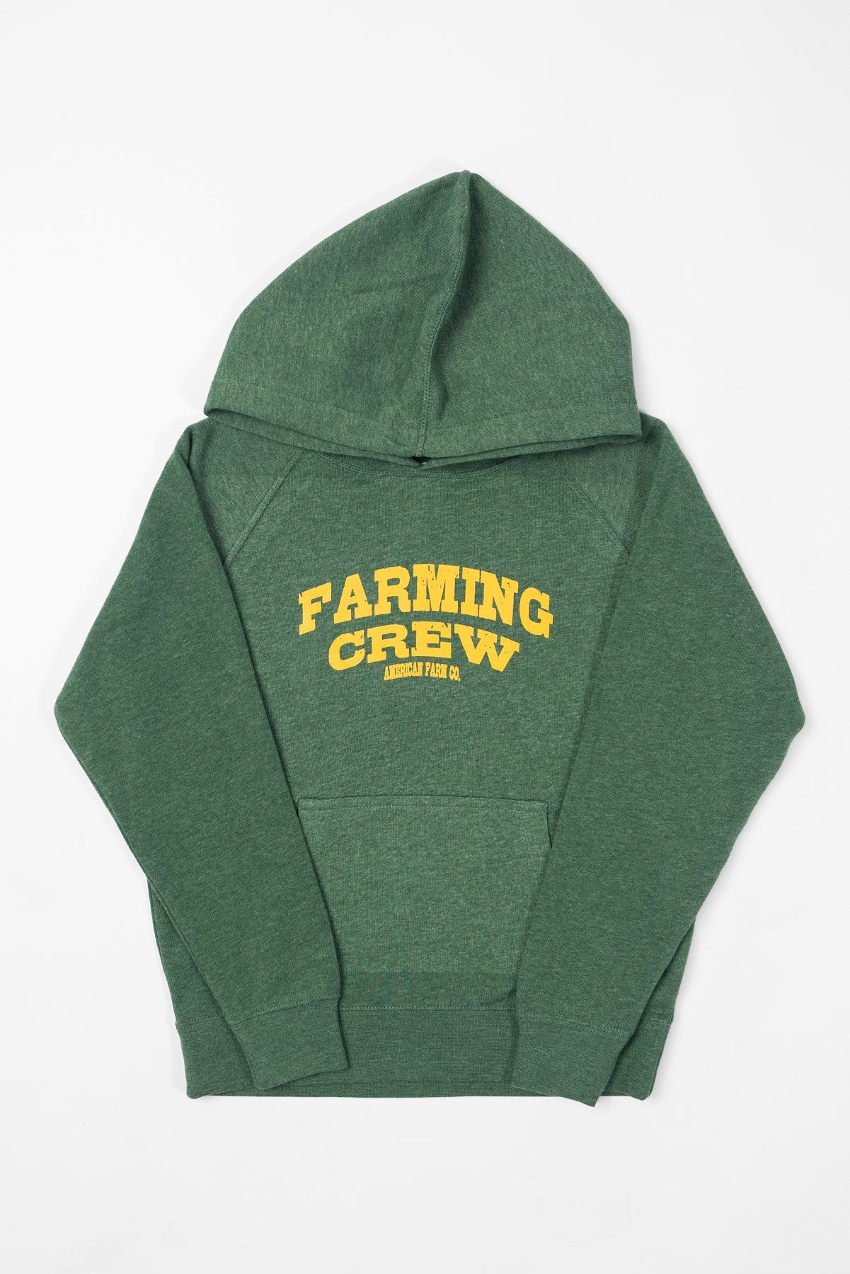 Green 'Farming Crew' Toddler/Youth Hoodie - Image 3