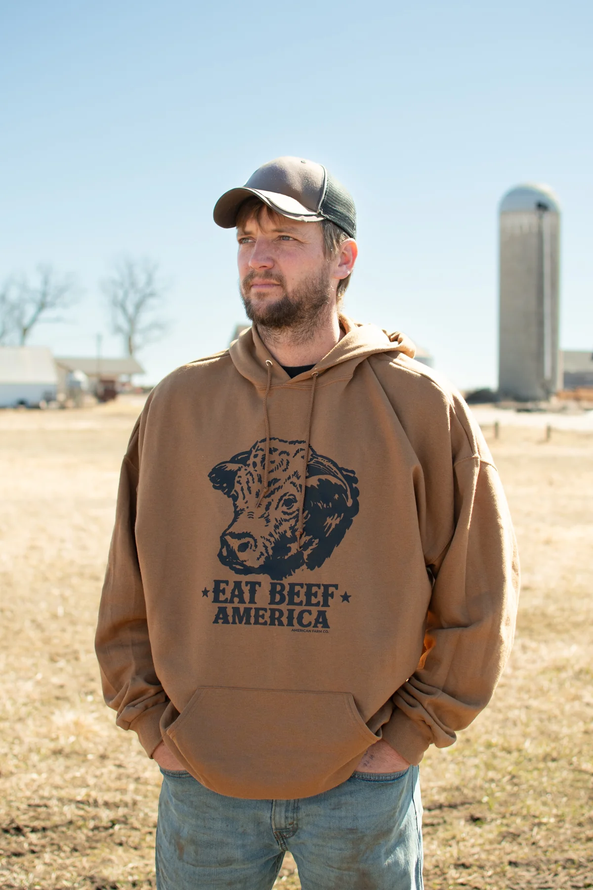 Hereford 'Eat Beef America' Hoodie - Image 5