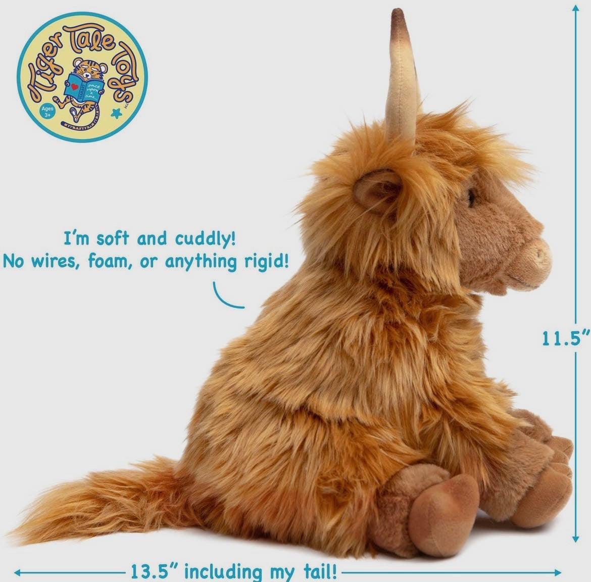 Henley the Highland Cow' Stuffed Animal Plush - Image 2