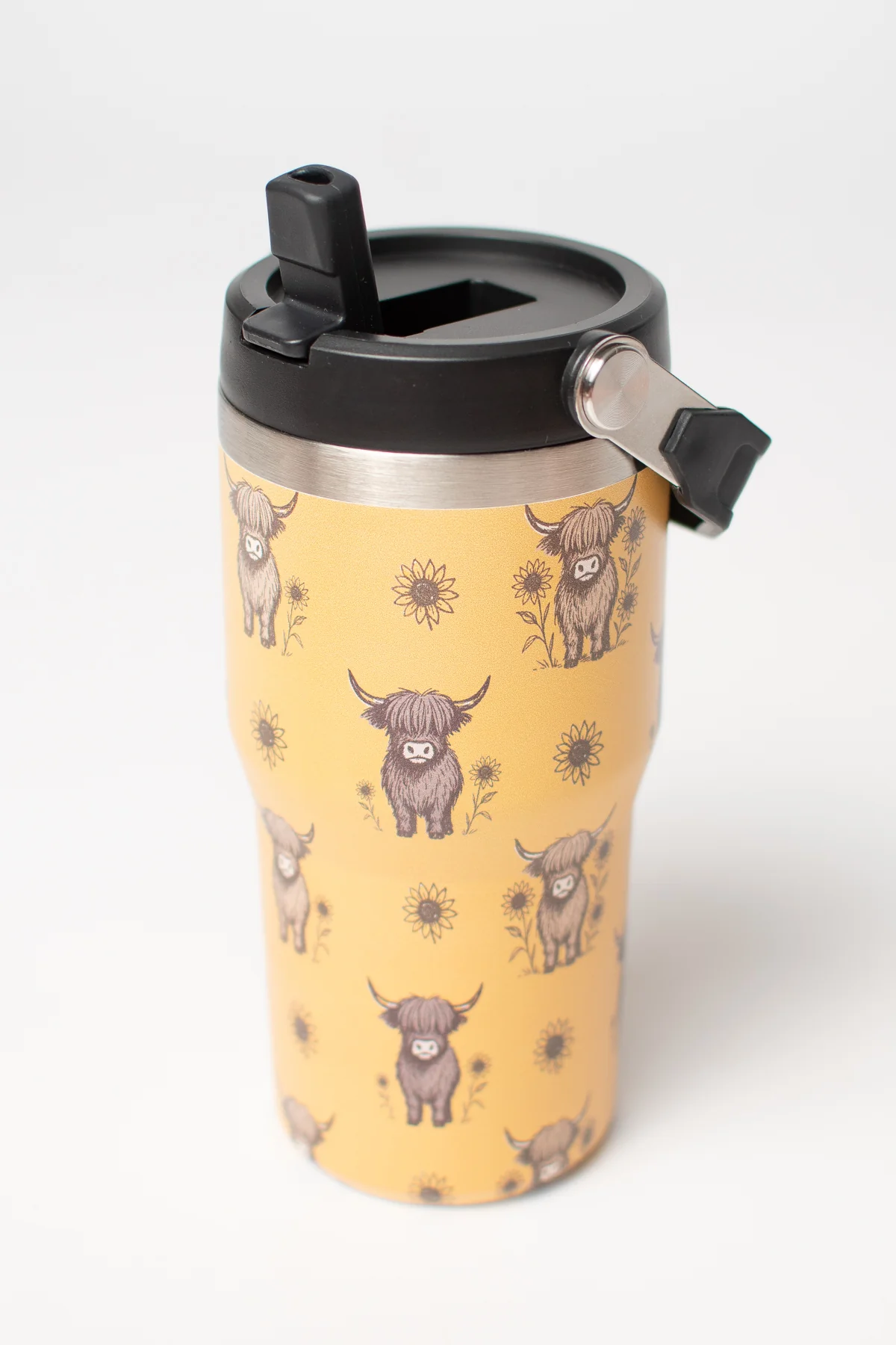 Highlands + Sunflowers 20oz Kids Bucket Handle Tumbler *Preorder* - Image 3