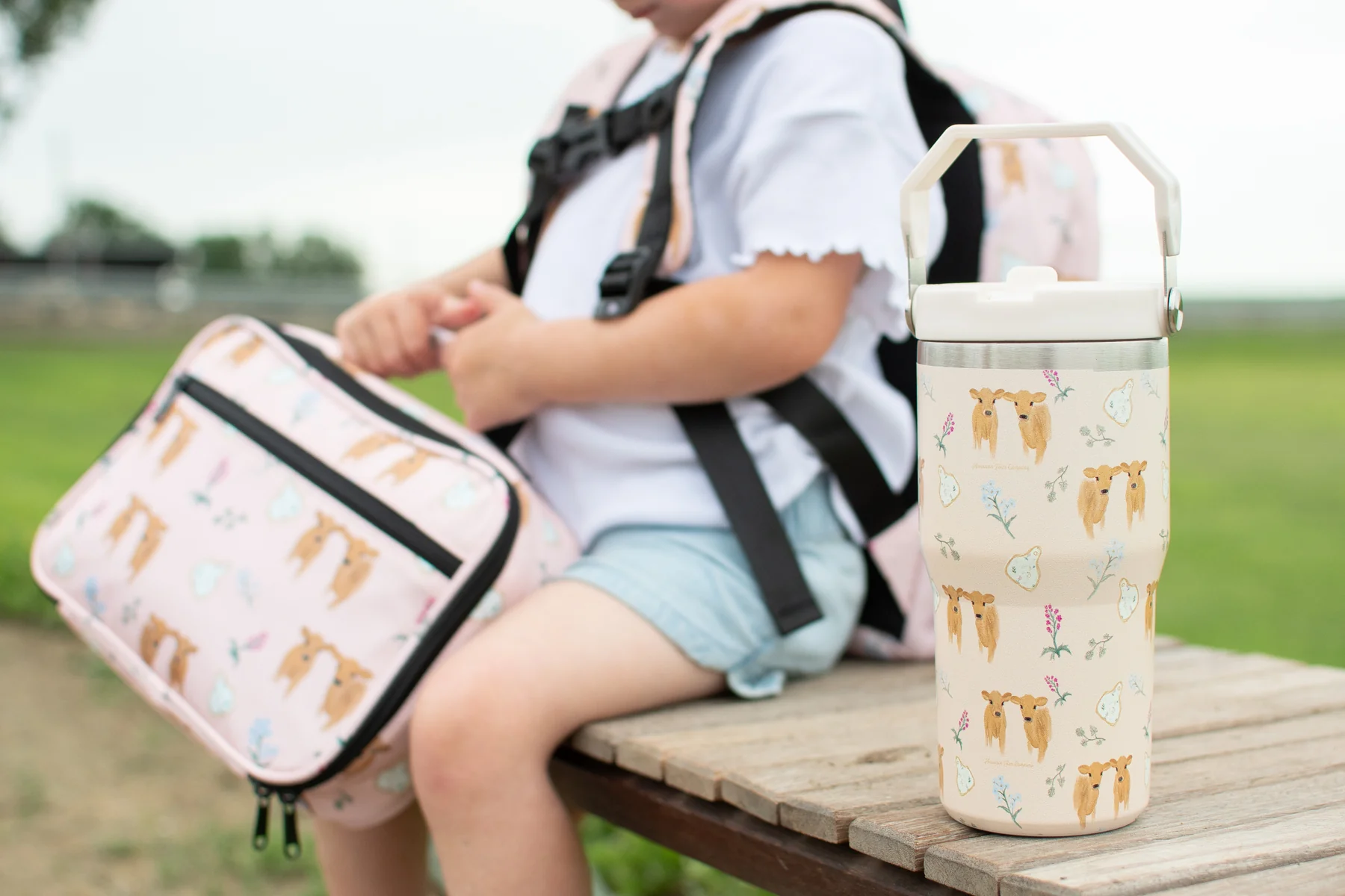 Jersey Calves 20oz Kids Bucket Handle Tumbler *Preorder* - Image 6