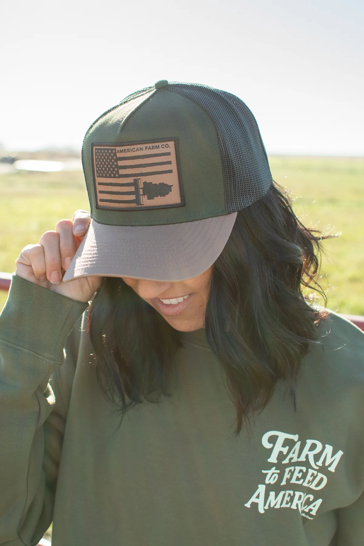 Harvest Flag Cap - Green - Image 2