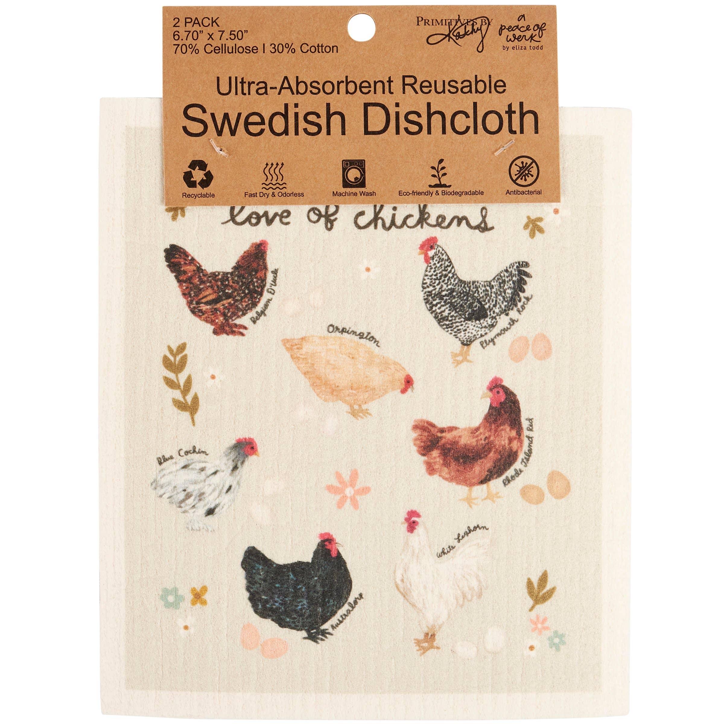 For The Love...' Swedish Dishcloth Set - Image 3