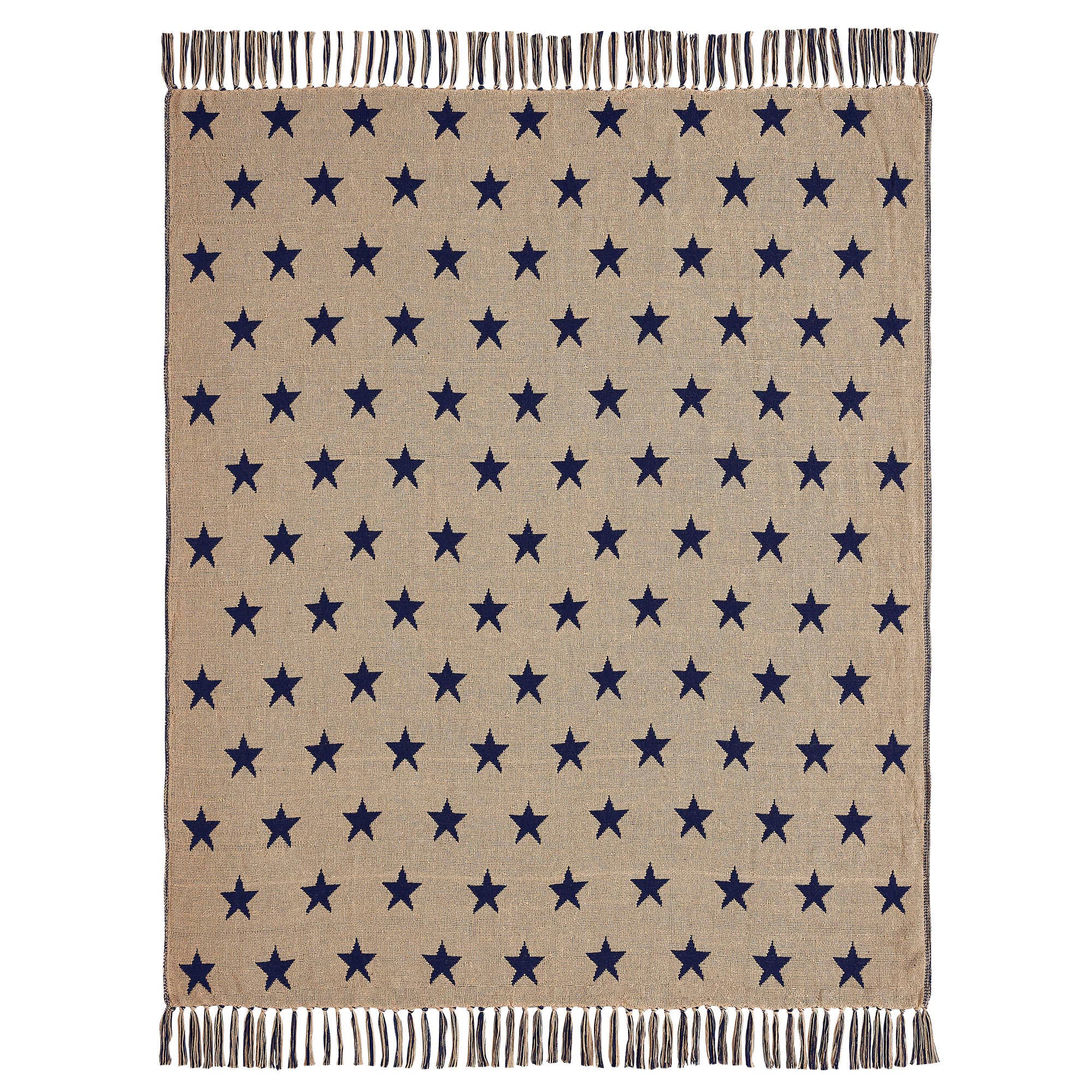 My Country Jacquard Stars Woven Throw - Image 3