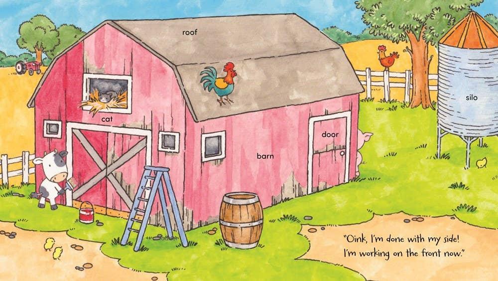 Oink and Moo Paint a Barn Board Book - Image 5