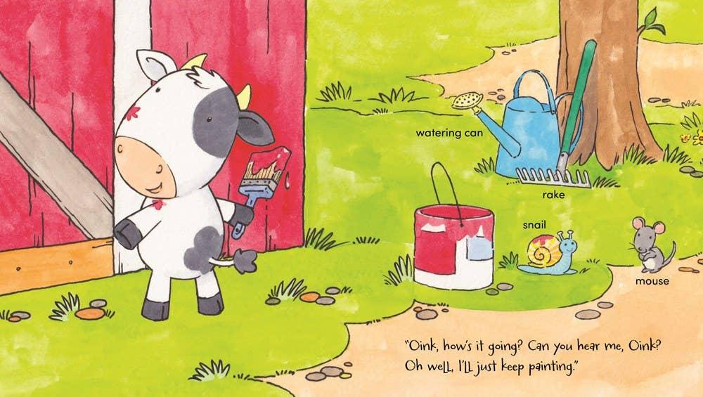 Oink and Moo Paint a Barn Board Book - Image 6